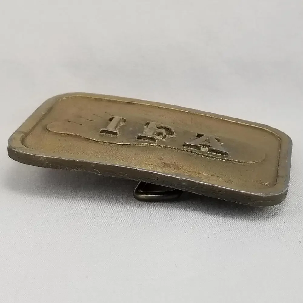 Vintage Belt Buckle IFA International Footprint Association Made By Hit Line USA